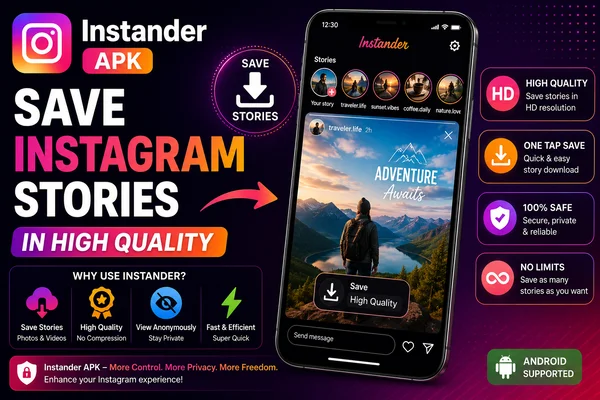 Instander APK – Save Instagram Stories in High Quality